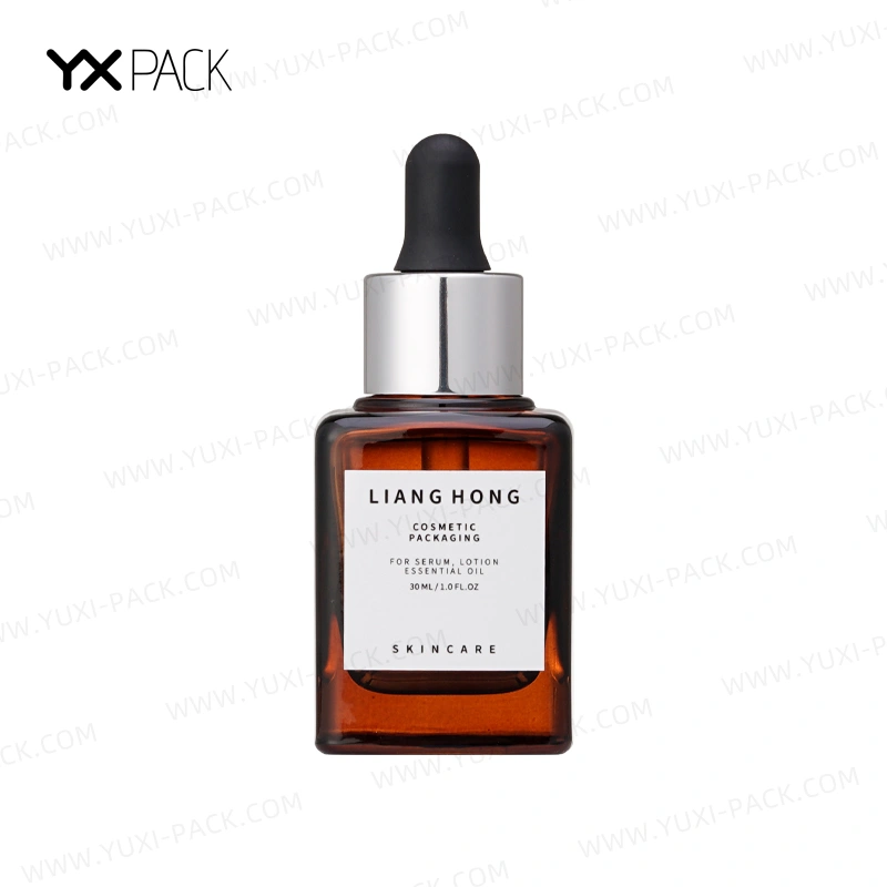30ml Square Glass Dropper Bottle for Serum