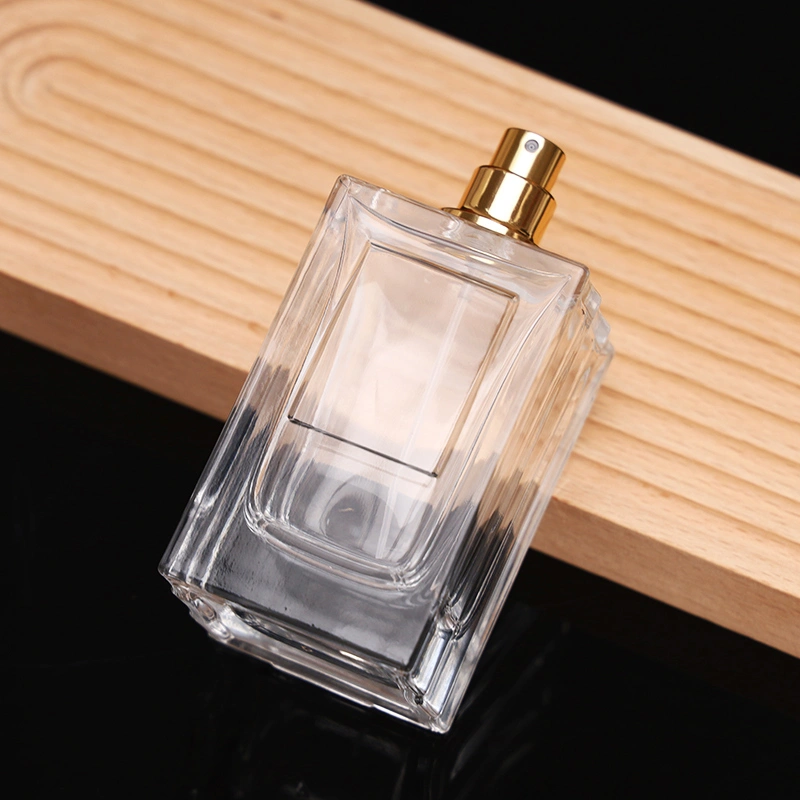 100ml Square Glass Perfume Bottles with Sprayer
