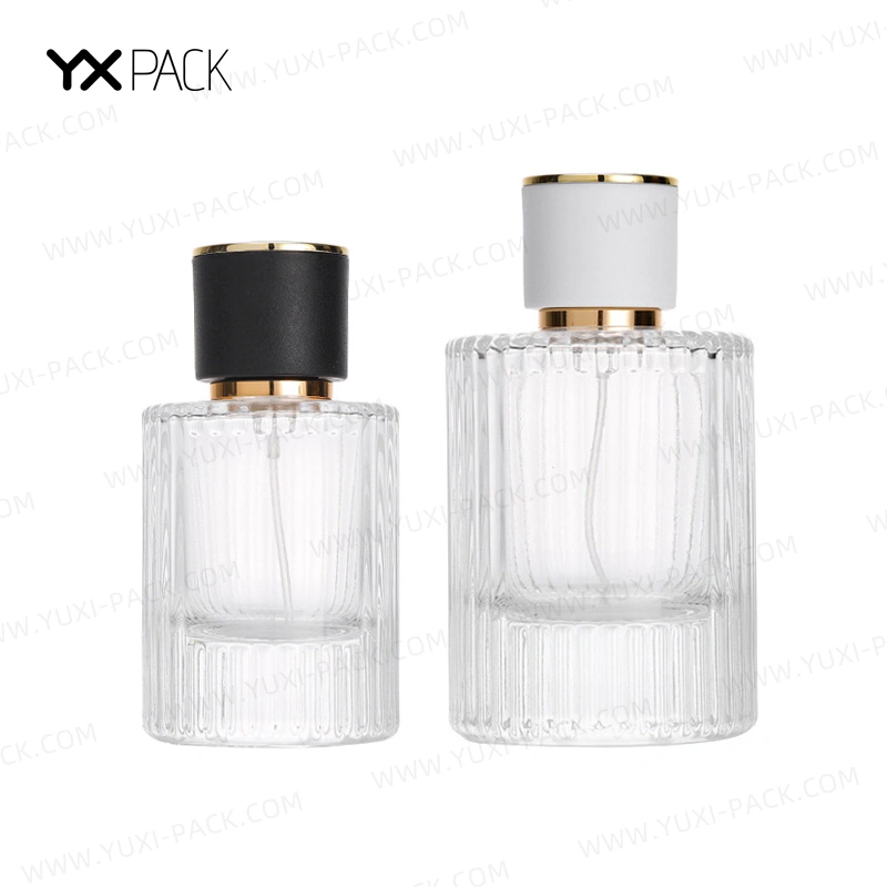 50ml 100ml Round Glass Perfume Bottles with Sprayer