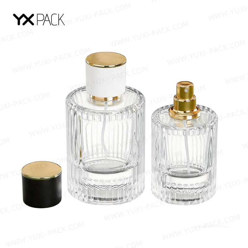 50ml 100ml Round Glass Perfume Bottles with Sprayer